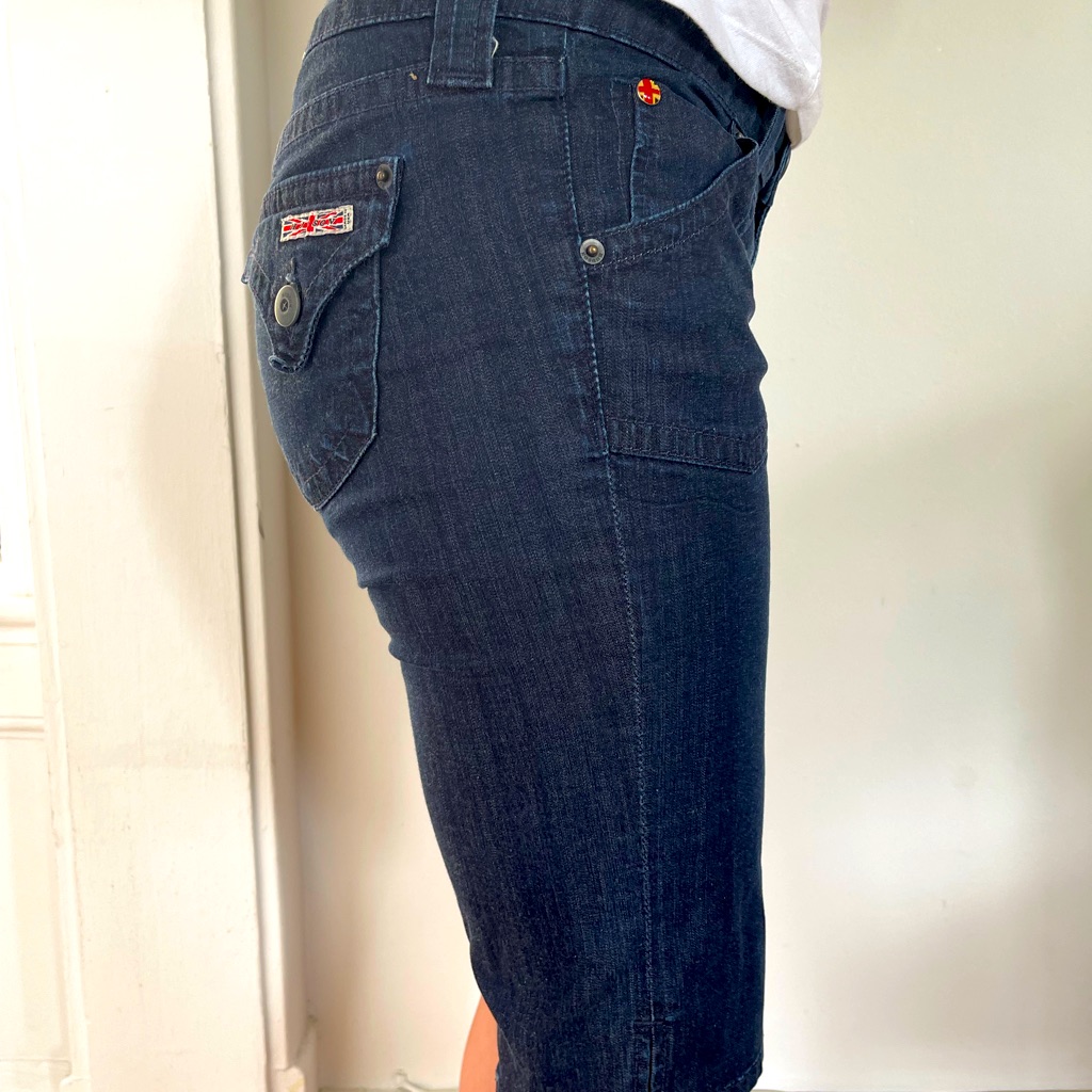 Hudson Jeans Mid Rise Bermuda Shorts